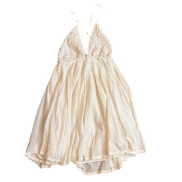 Free People Forever Favorite Mini Dress- White- Size XSmall - Picture 7 of 14